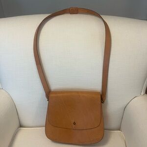 Creatures of Comfort Tan Leather Crossbody Bag
